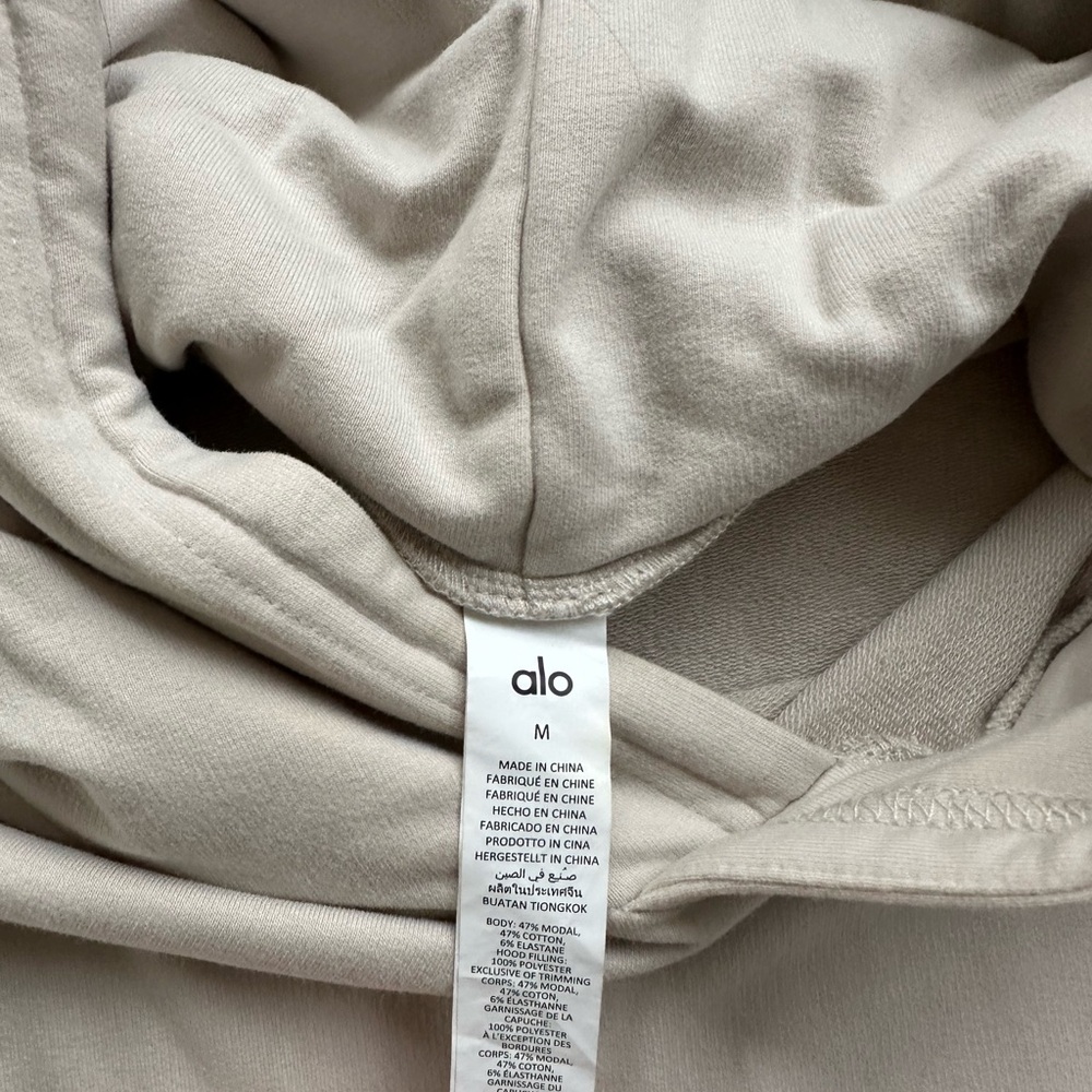 men alo yoga performance wear hoodie